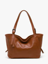 Schoudertas Caviar Leder Milano Bruin caviar CA24065